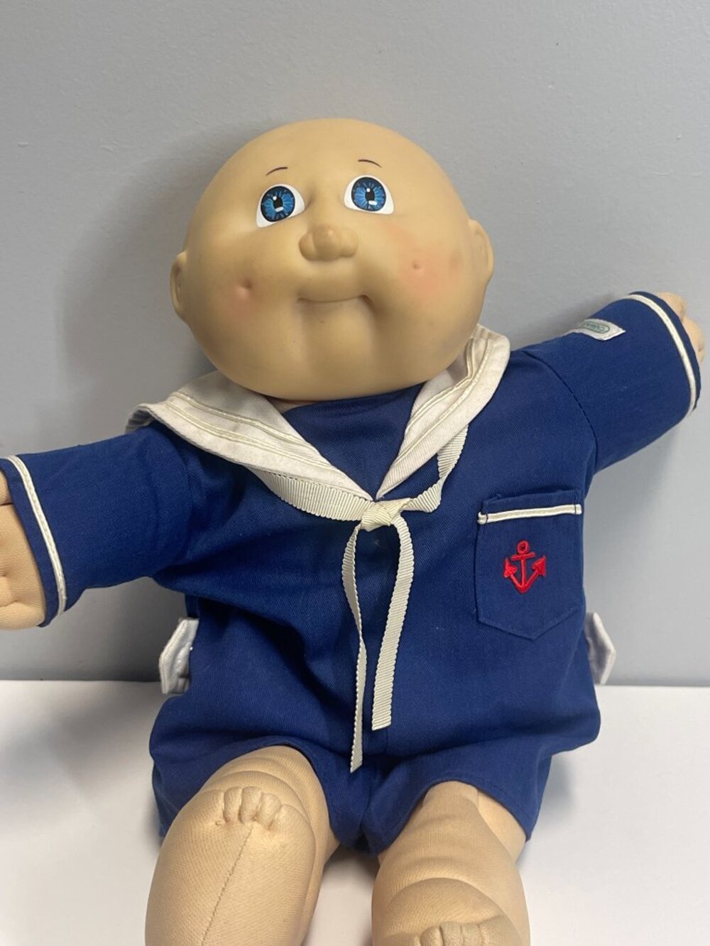 1985 Cabbage Patch Kids Head Mold #2 Red Hair Doll